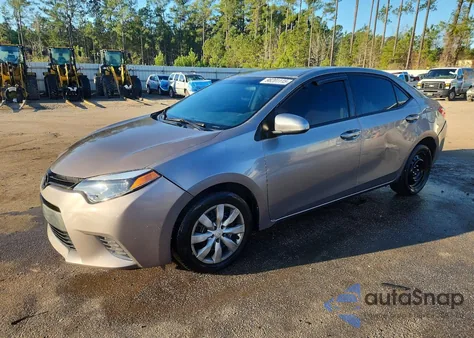 2015 Toyota Corolla L z USA, uszkodzony, nr VIN 2T1BURHE6FC301436